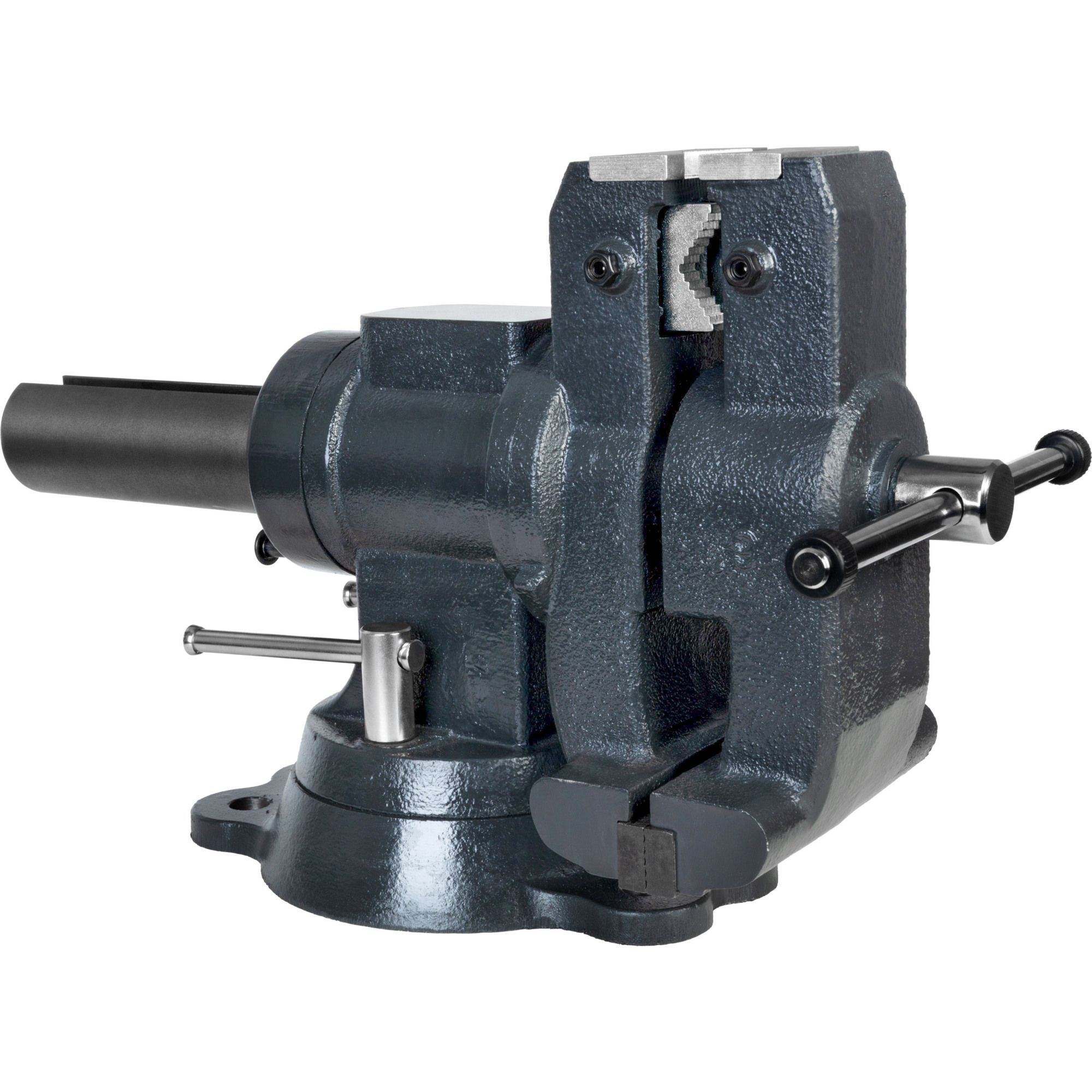 Vise with 360° Rotating Jaw & Base, 5/8" Mounting, Model# CT603-6-SAE625
